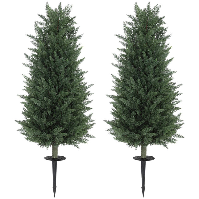 Künstliche Zypressenbäume, 831 UV-beständige Blätter pro Baum