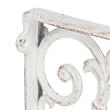 Lot de 2 supports d'étagère au look vintage