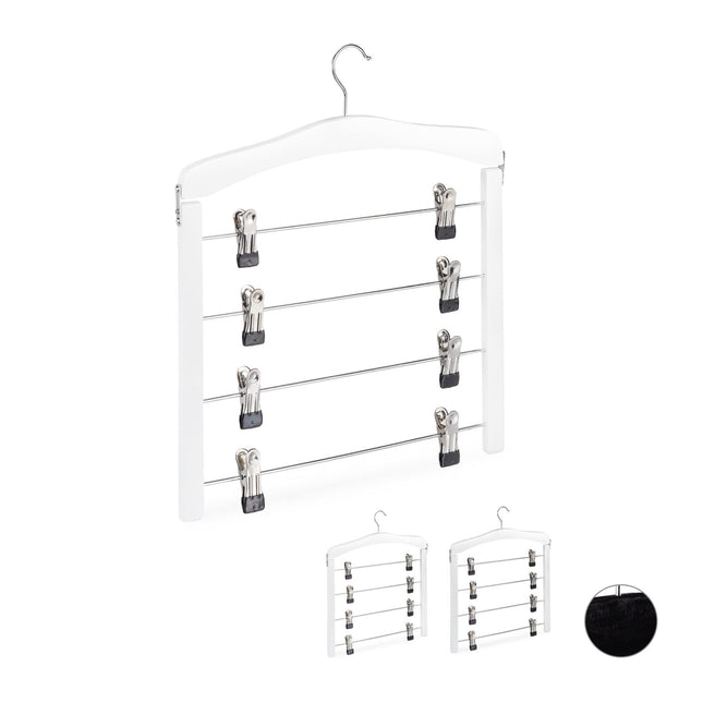 Lot de 3 cintres multi-jupes