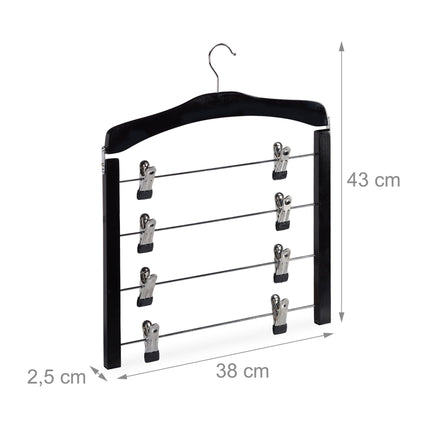 Lot de 3 cintres multi-jupes