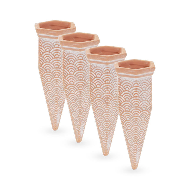 Lot de 4 pointes d'arrosage en argile
