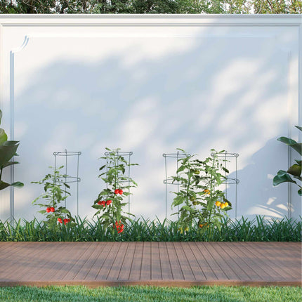 Lot de 4 anneaux de croissance pour supports de plantes