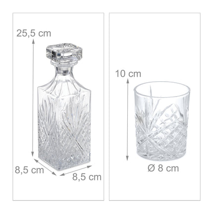Set aus 4 Whiskygläsern