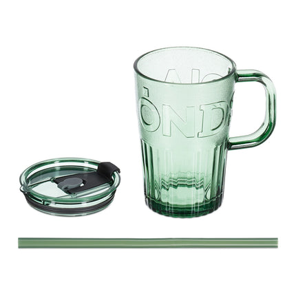 Lot de 4 verres à boire avec anses