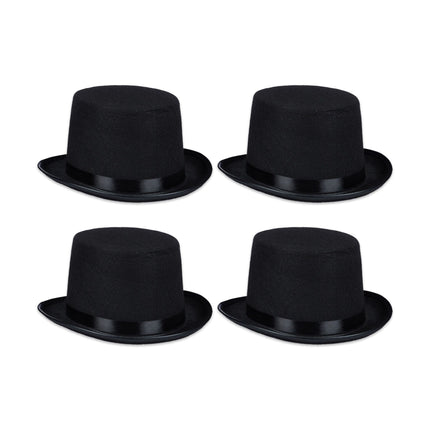 Ensemble de 4 chapeaux haut de forme