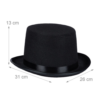 Ensemble de 4 chapeaux haut de forme