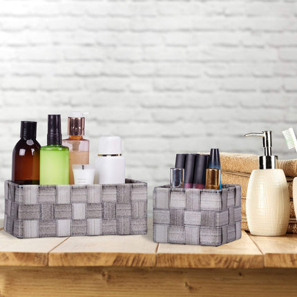 Lot de 6 paniers de rangement en plastique