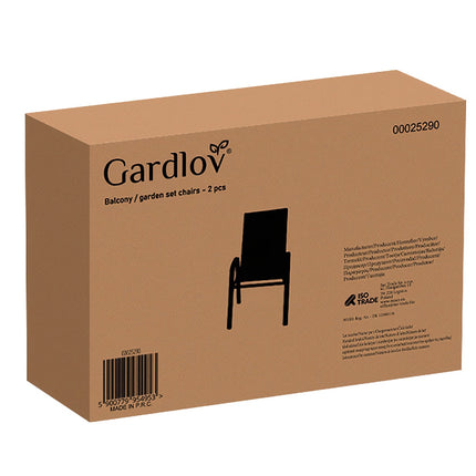 Gartenstuhl-Set - 2 Stk. Gardlov 25290
