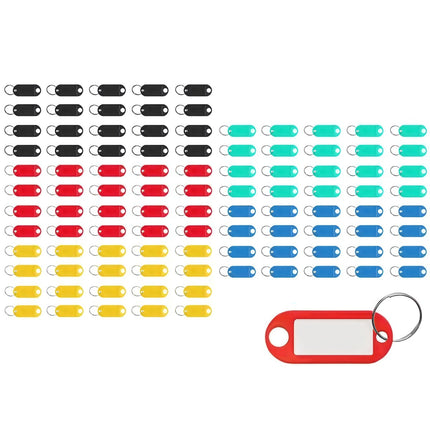 Jeu de porte-clés / identifiants pour clés 100 pièces