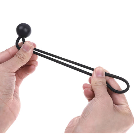 Jeu de caoutchoucs avec boule pour bâche - 10 pcs.
