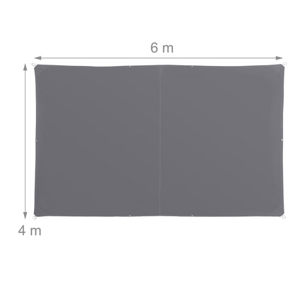 Voile d'ombrage à œillets, en polyester déperlant