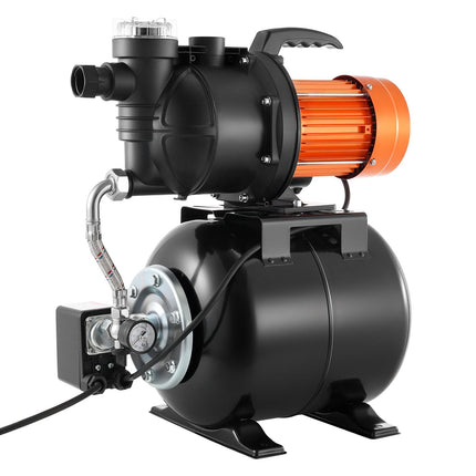 Shallow Well Jet Pump with 19L Tank, 3785 LPH, 735W