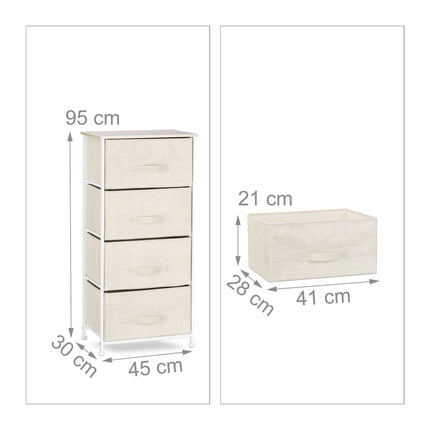 Système d'étagères différentes variantes beige