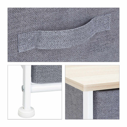 Système d'étagères différentes versions gris