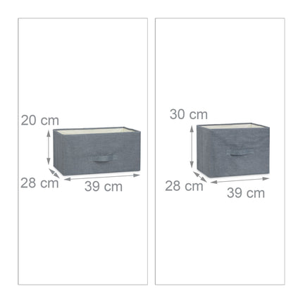 Système d'étagères différentes versions gris