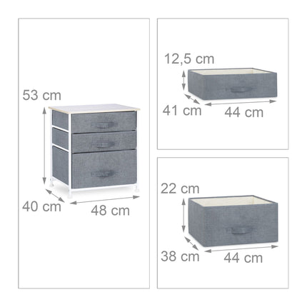 Système d'étagères différentes versions gris