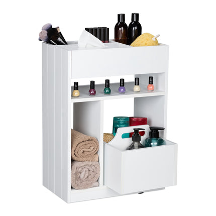 Chariot à étagères pour bureau, salle de bain et cuisine
