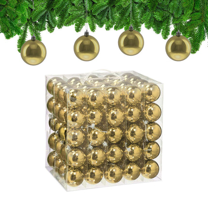 Ensemble de boules de Noël brillantes, 100 pièces