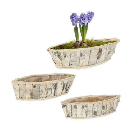 Blumentopf in Schiffsform - 3er-Set