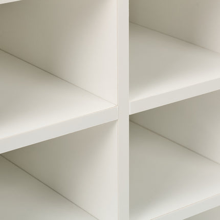 Schuhbank mit gepolstertem Sitz und Staufächern
