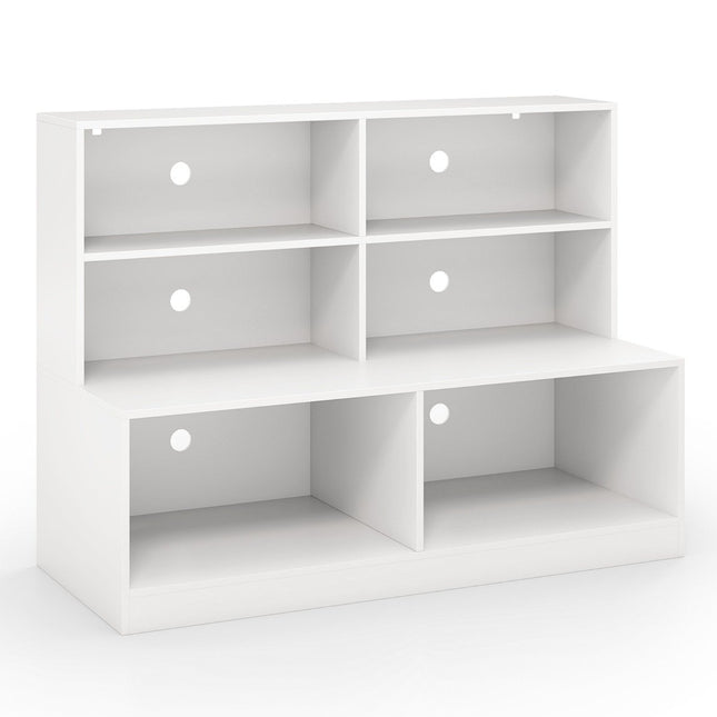 Meuble à chaussures avec 6 compartiments, banc et étagère 2 en 1