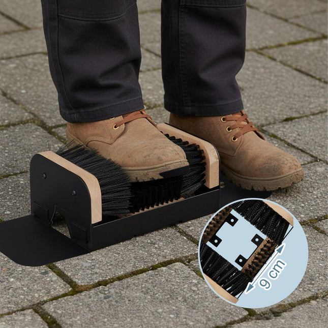 Nettoyeur de chaussures avec brosses intégrées - Élimination facile de la saleté