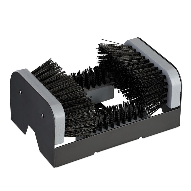 Grattoir à chaussures avec brosses pour le nettoyage extérieur