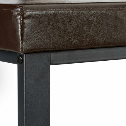 Schuhbank mit gepolsterter Sitzfläche