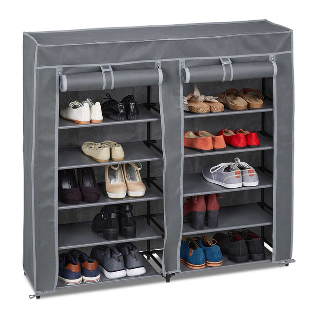 Meuble à chaussures en tissu 12 compartiments