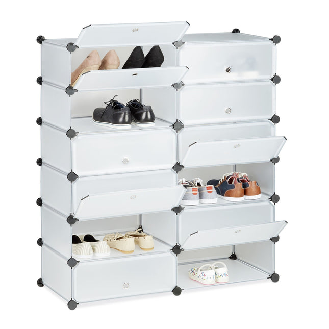 Meuble à chaussures avec 12 compartiments