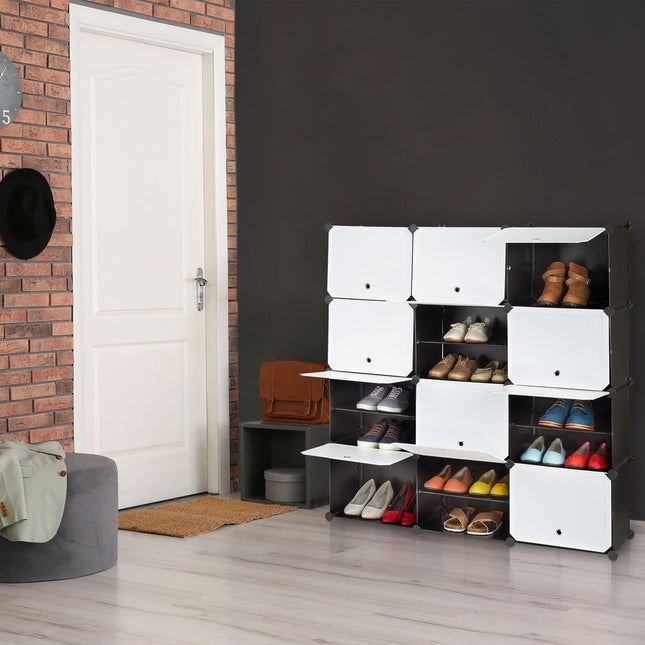 Meuble à chaussures avec 24 compartiments