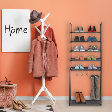 Étagère à chaussures avec 6 étagères