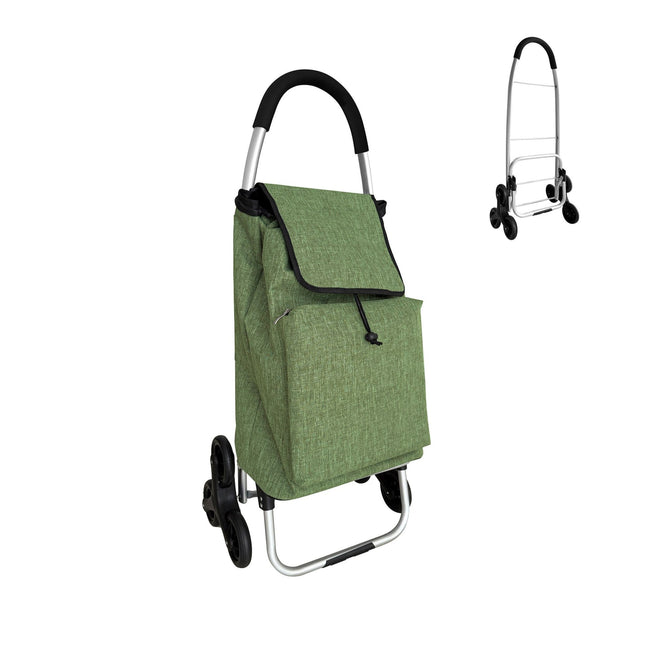 Chariot de courses monte-escalier, 45 L, sac isotherme