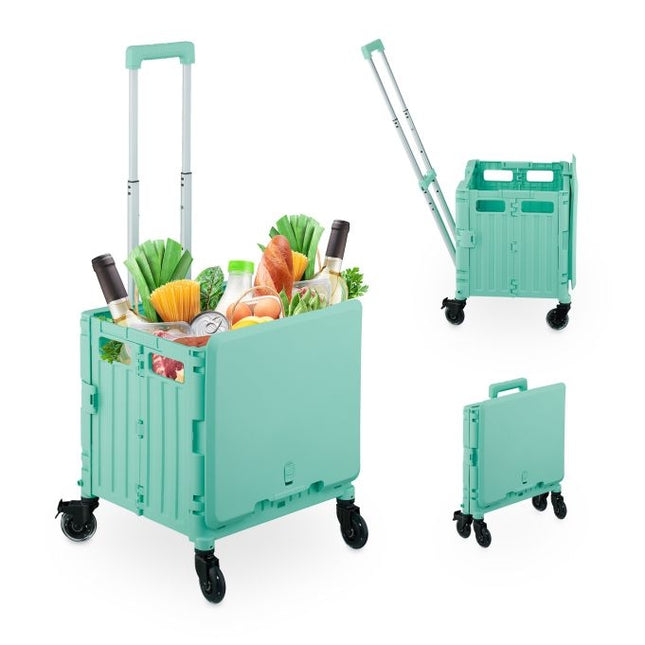 Chariot de courses avec capot