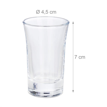 Verre à shot 4cl lot de 12