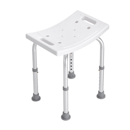 Shower Chair Stool, Adjustable Height, Handles, 350 lb Capacity