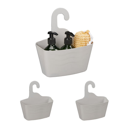 Ensemble de 3 paniers de douche 25 cm
