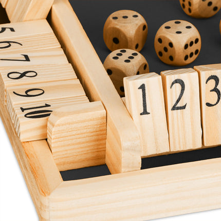 Shut The Box for 4 players