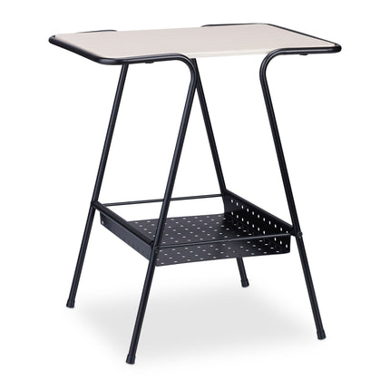 Table d'appoint avec étagère à magazines