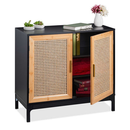Buffet 2 portes en rotin