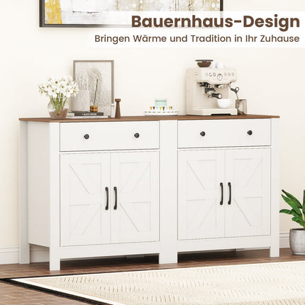 Sideboard mit verstellbarem Einlegeboden, Schublade und Türen