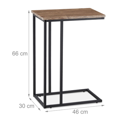 Table d'appoint design industriel