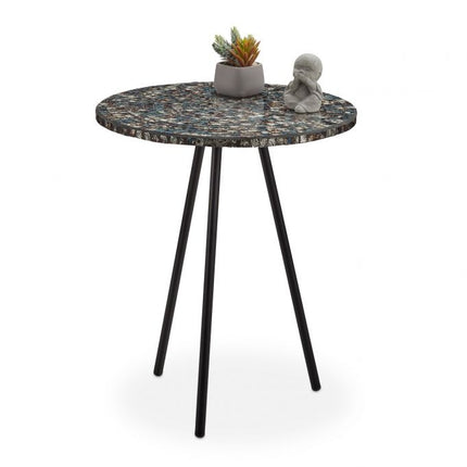 Table d'appoint en mosaïque