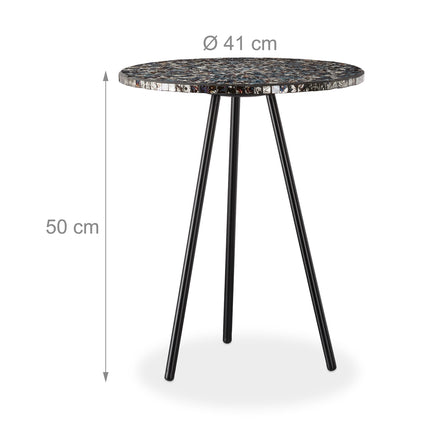 Table d'appoint en mosaïque