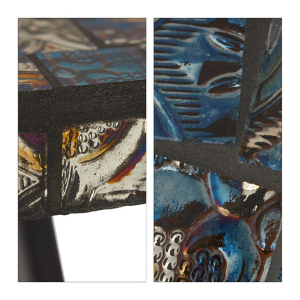 Table d'appoint en mosaïque