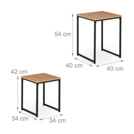 Ensemble de 2 tables d'appoint