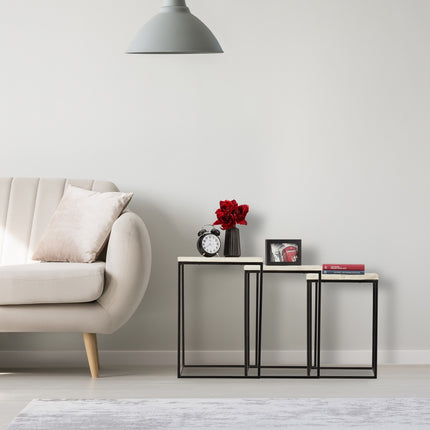Ensemble de 3 tables d'appoint