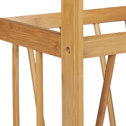 Side table with magazine rack