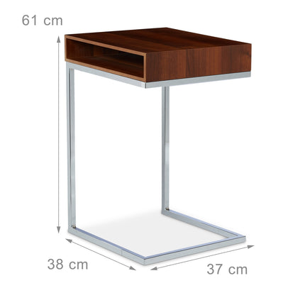 Beistelltisch mit Metallbeinen
