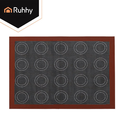 Tapis de cuisson en silicone double face, 30 x 40 cm, perforé